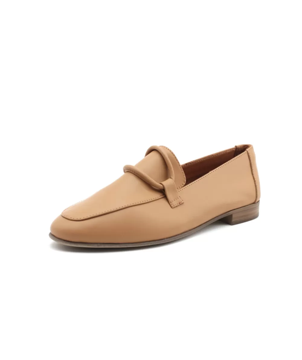 Women coco & abricot Moccasins-Coconut & Apricot Esparros V2653A
