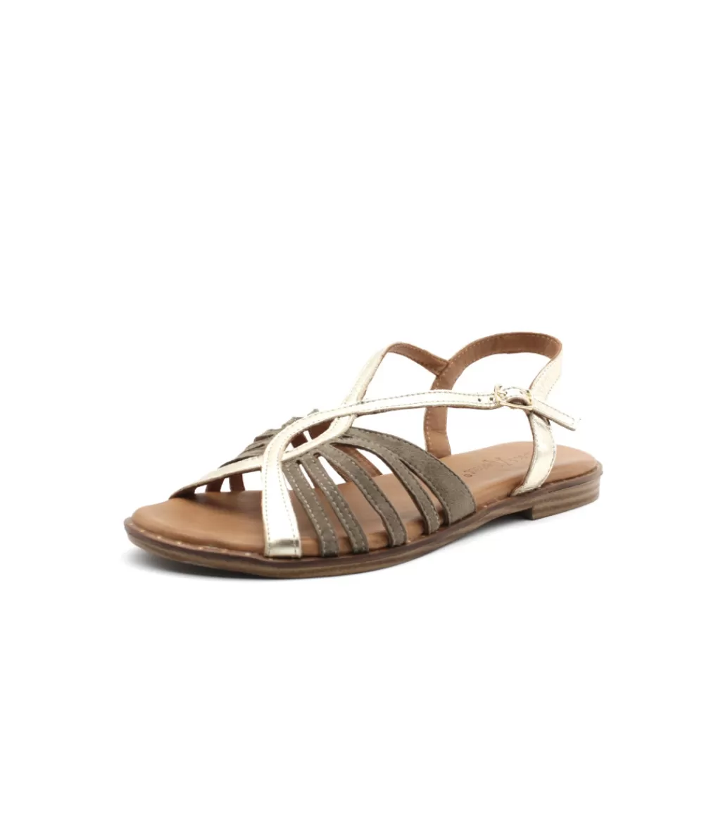 Women coco & abricot Sandals And Sandals-Coconut & Apricot Millery V2718A