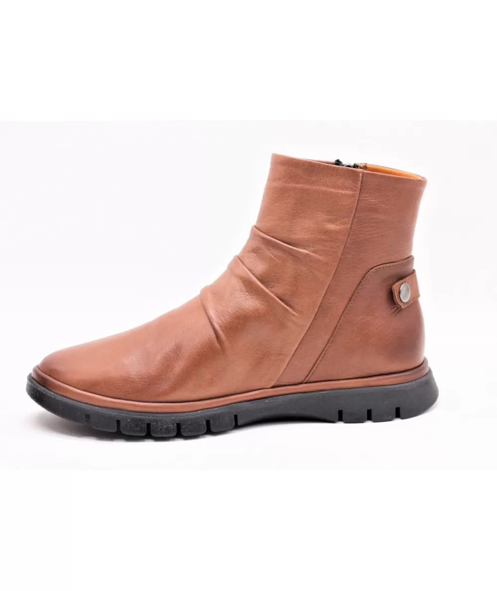 Women coco & abricot Ankle Boots-Coconut & Apricot Modena V1598A