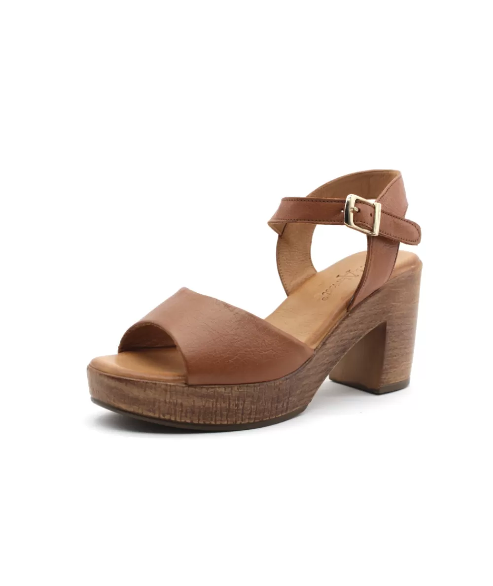 Women coco & abricot Sandals And Sandals-Coconut & Apricot Muscourt V2755B