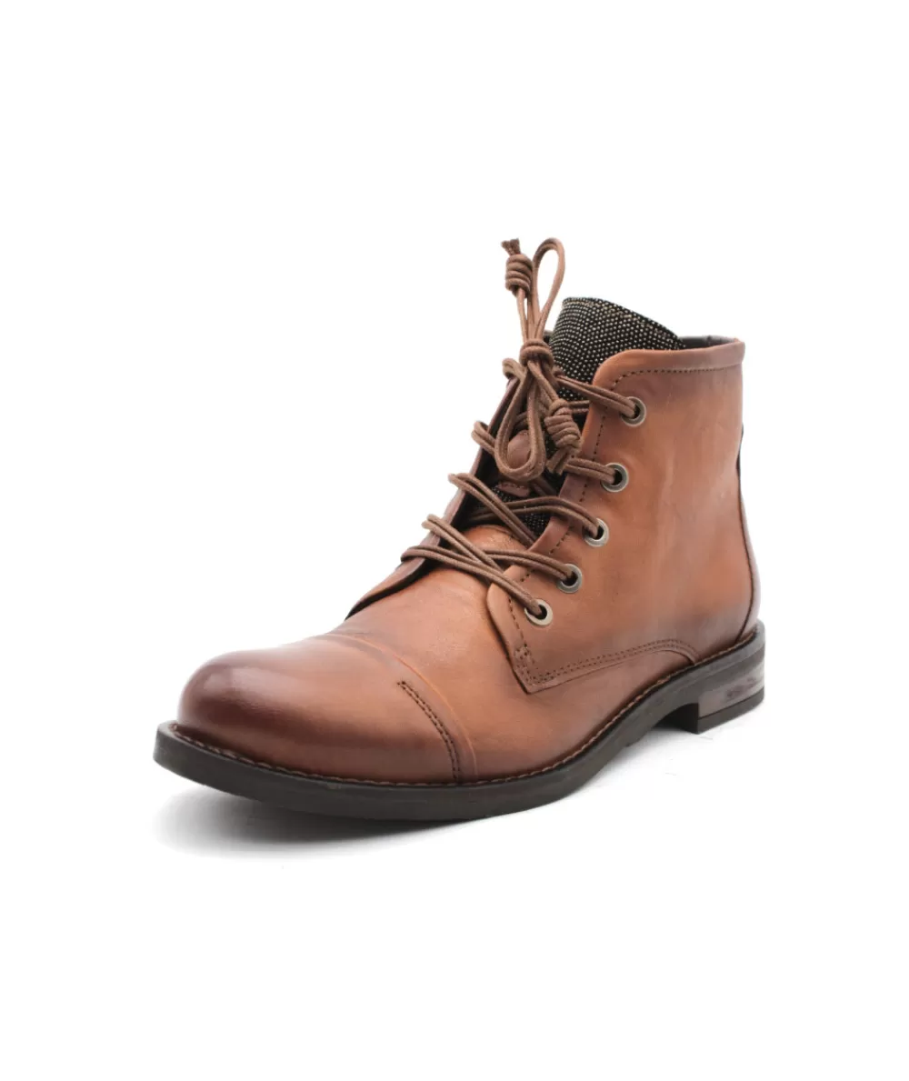 Women coco & abricot Ankle Boots-Coconut & Apricot Pebrac V2242B