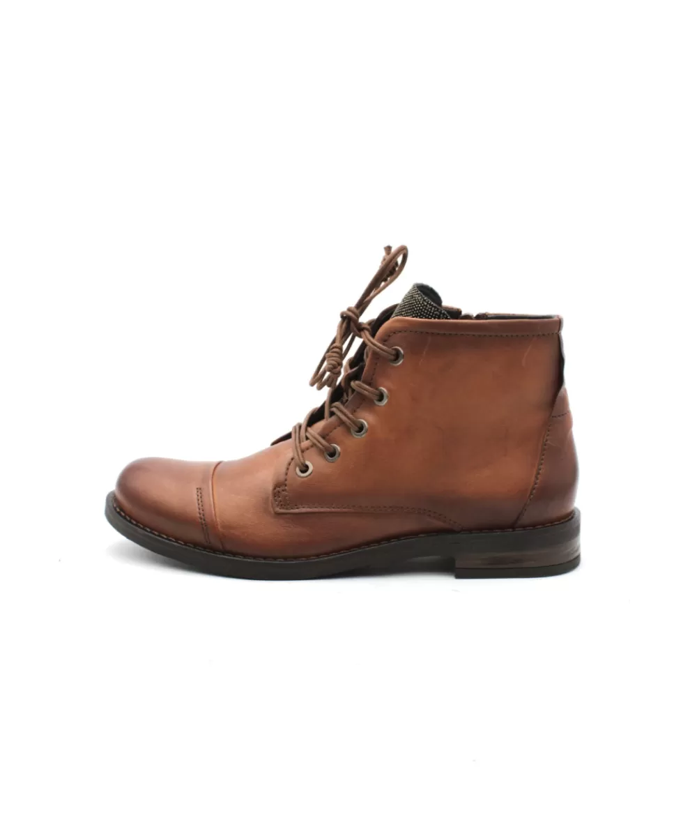 Women coco & abricot Ankle Boots-Coconut & Apricot Pebrac V2242B