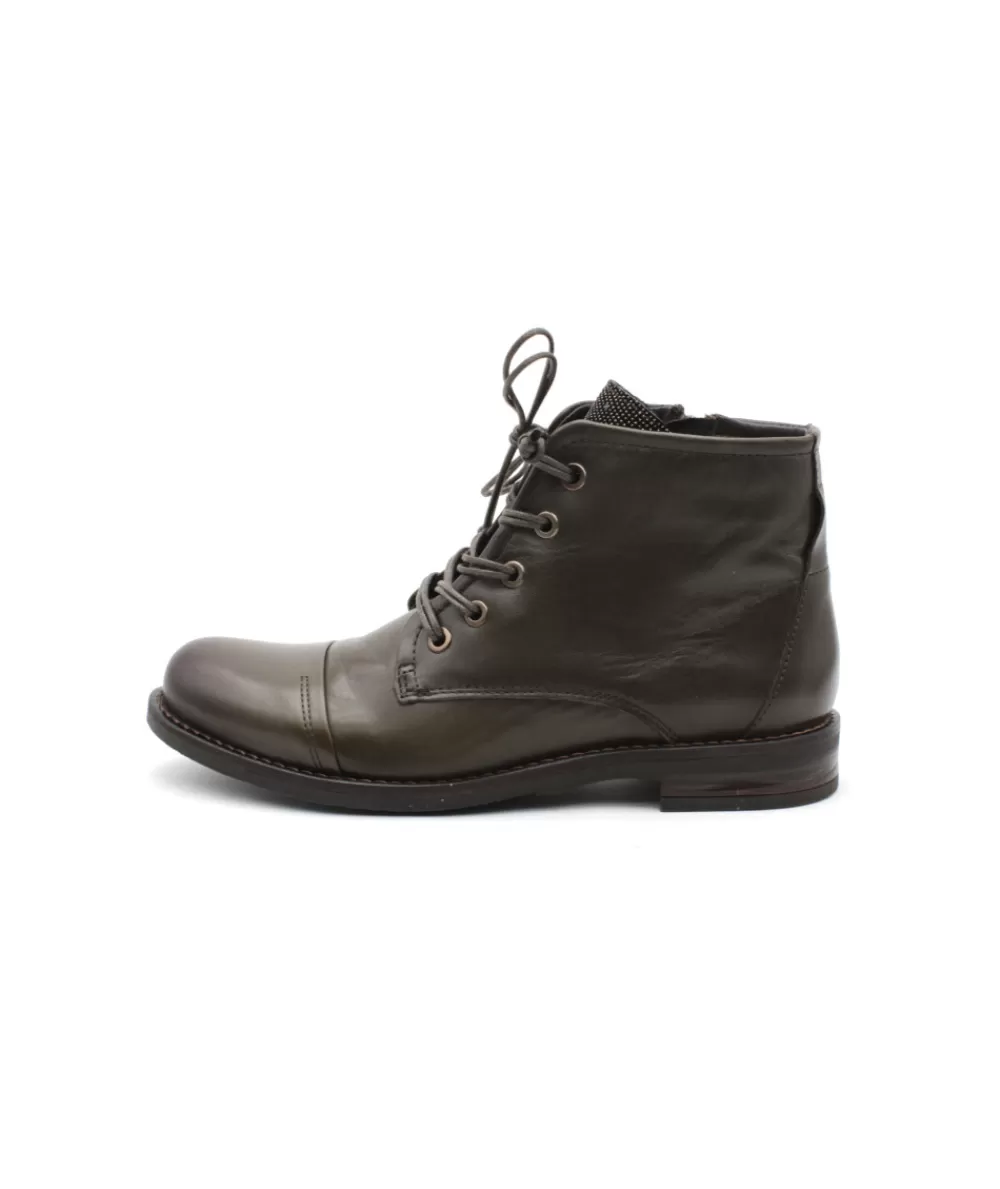 Women coco & abricot Ankle Boots-Coconut & Apricot Pebrac V2242B