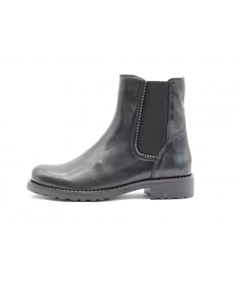 Women coco & abricot Ankle Boots-Coconut & Apricot Pelonne