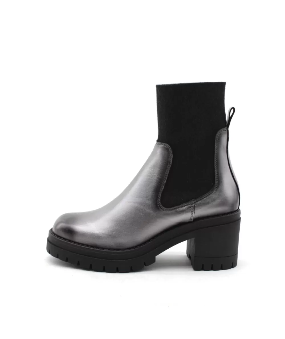 Women coco & abricot Ankle Boots-Coconut & Apricot Perigny V2638C