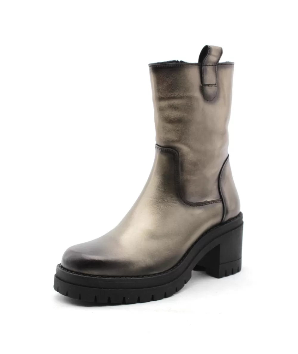 Women coco & abricot Ankle Boots-Coconut & Apricot Perigueux V2639C