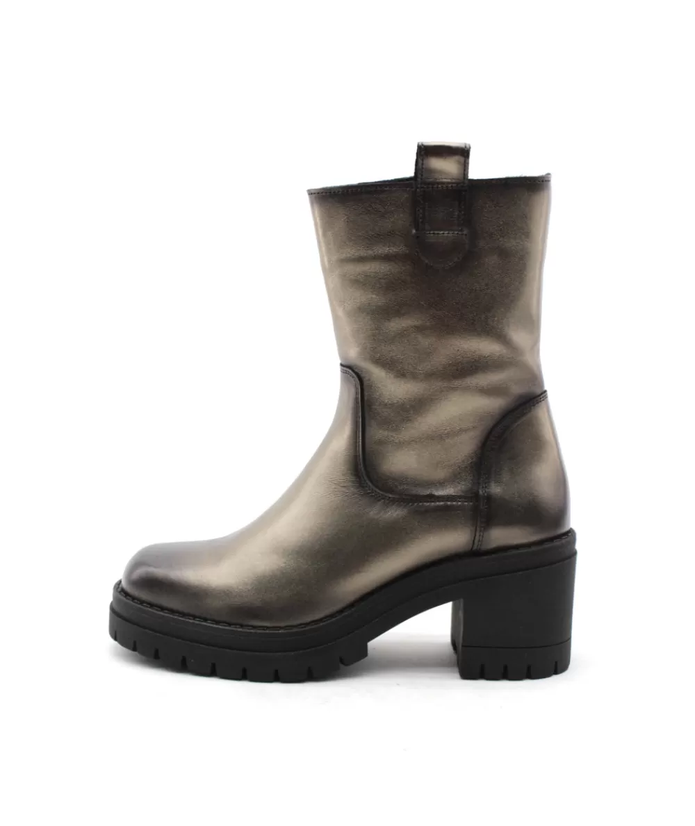 Women coco & abricot Ankle Boots-Coconut & Apricot Perigueux V2639C