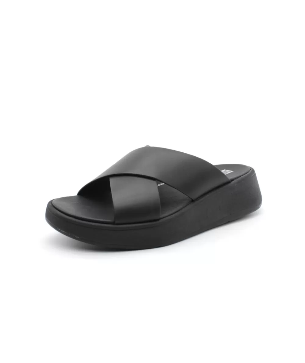 Women fitflop Mules- F-Mode Leather