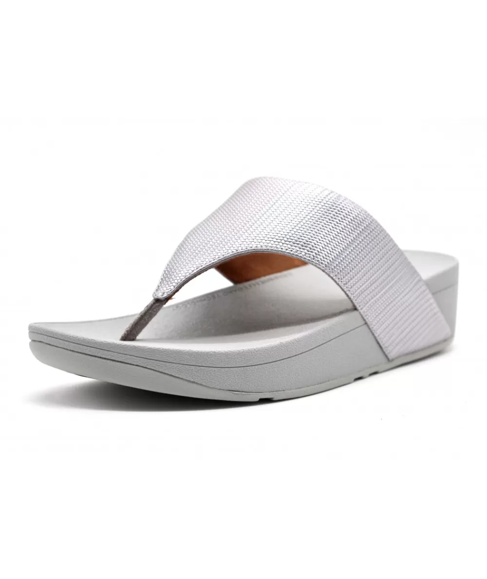 Women fitflop Sandals And Sandals- Olive Textured Glitz