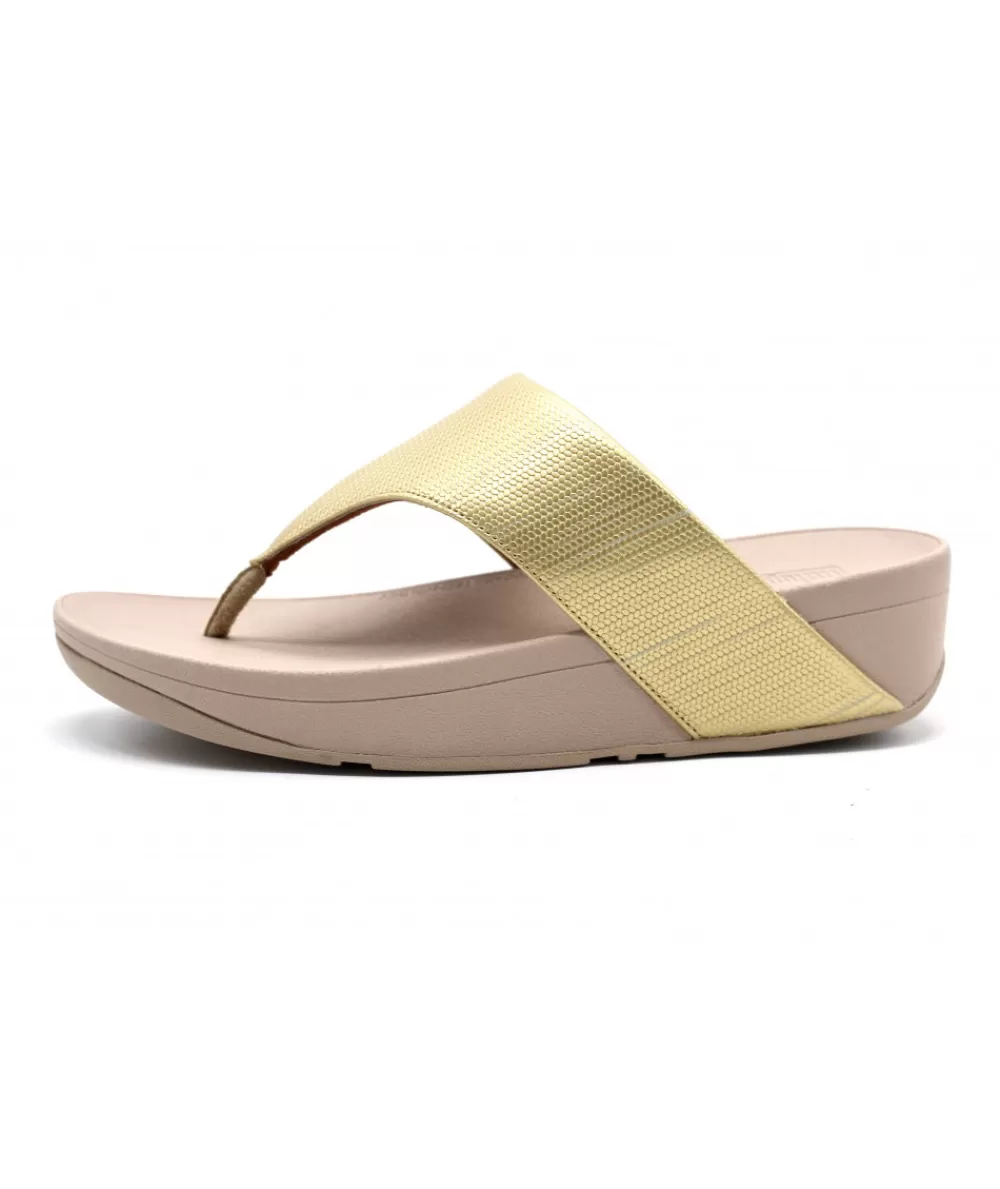 Women fitflop Sandals And Sandals- Olive Textured Glitz