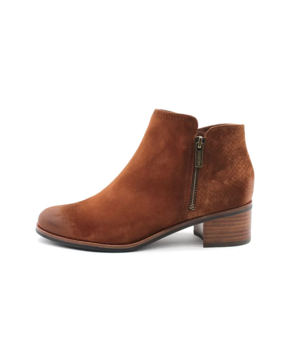 Women fugitive Ankle Boots- Velvet Root
