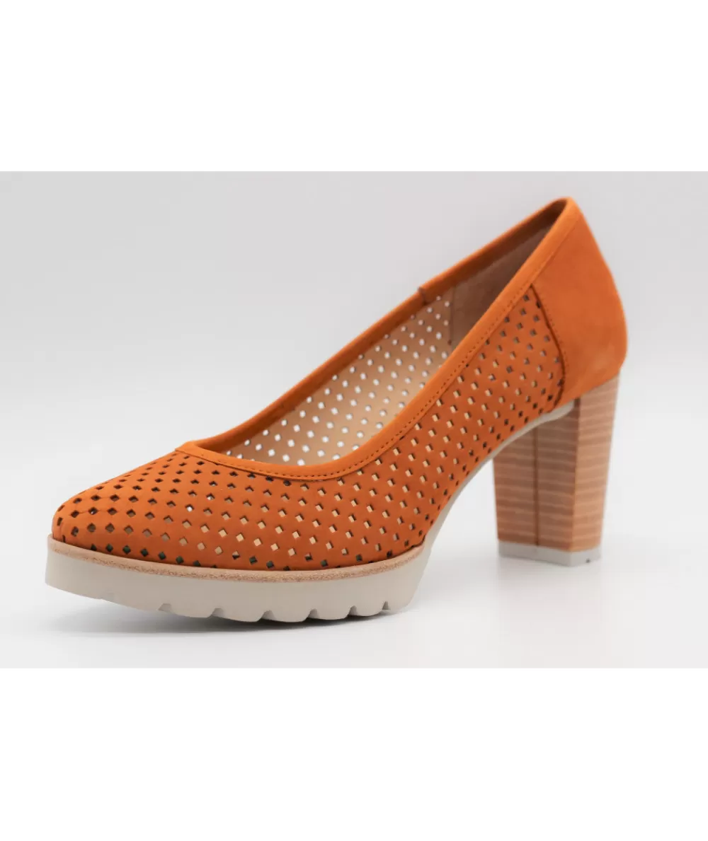 Women gadea Pumps- Pumps 40574 Curry Velvet