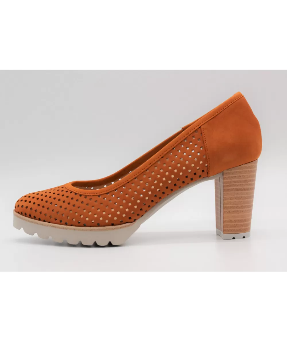 Women gadea Pumps- Pumps 40574 Curry Velvet