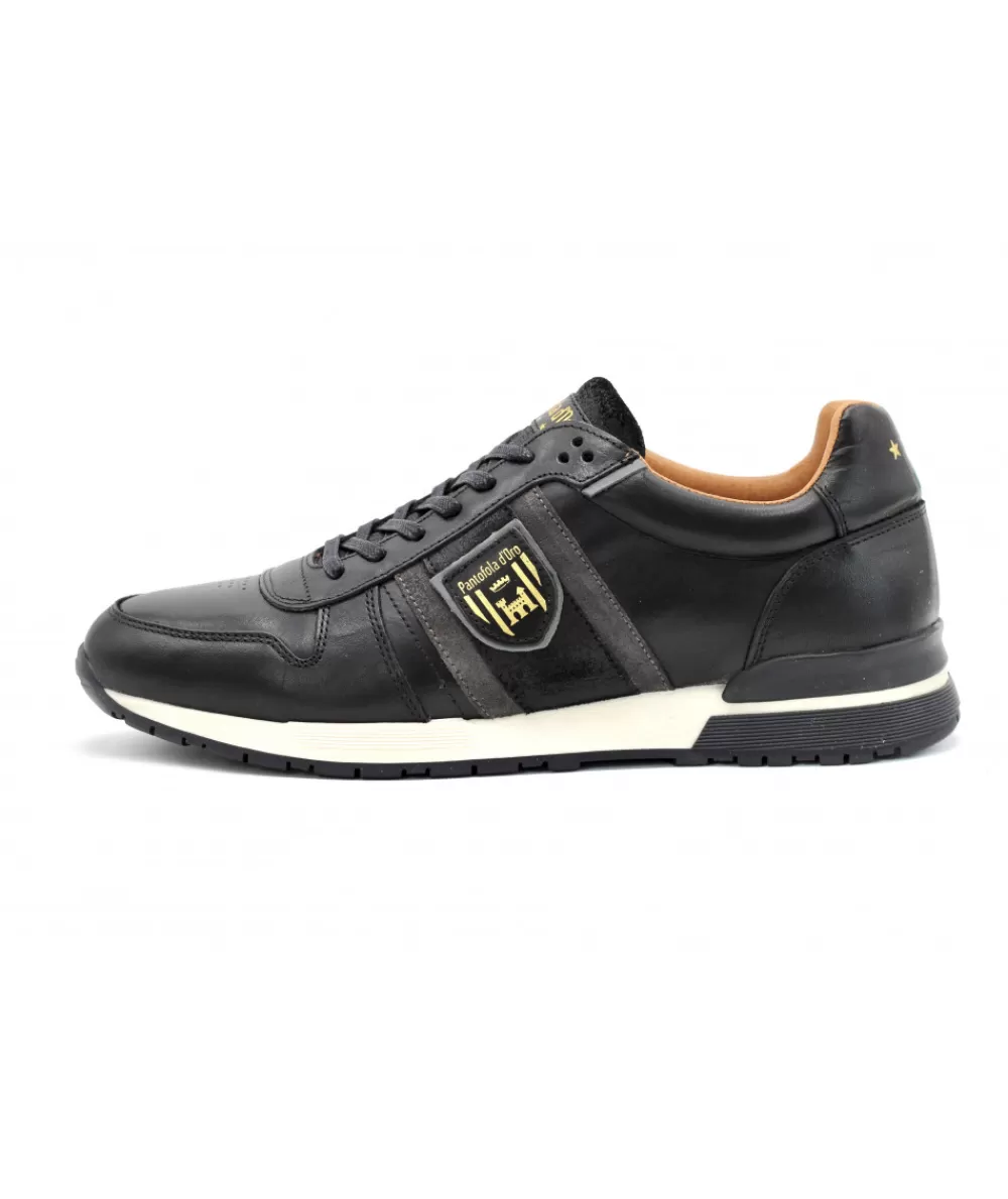 Man pantofola d'oro Sneakers-Gold Pantofola With Uomo Low