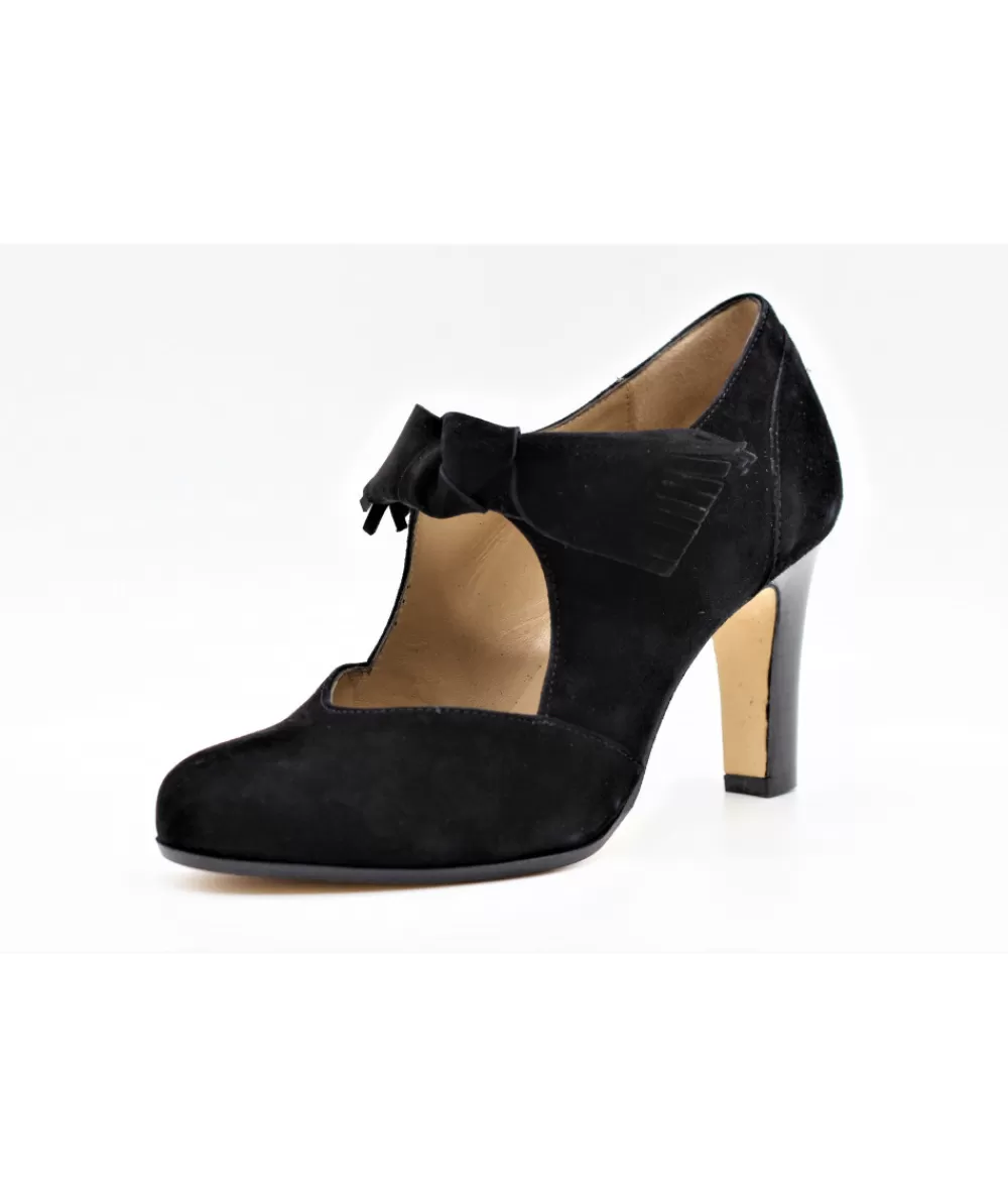 Women rosemetal Pumps- Charlette Velvet J1371