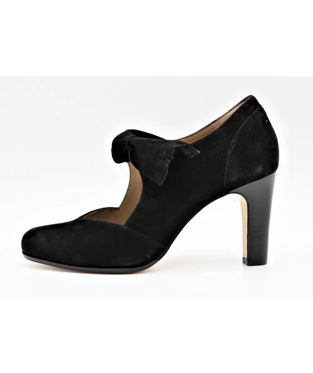 Women rosemetal Pumps- Charlette Velvet J1371