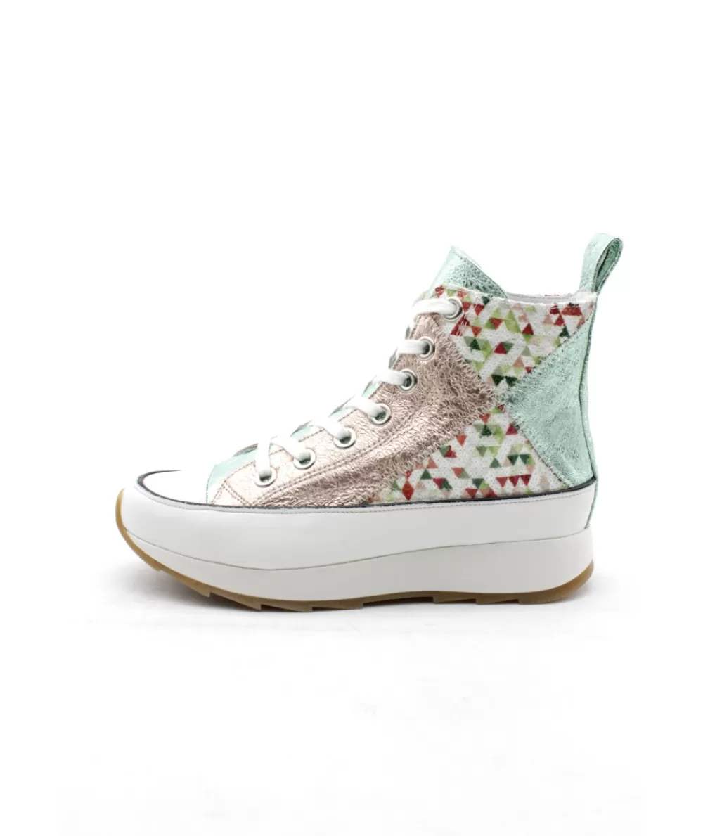 Women rosemetal Sneakers- Frechede H0757B