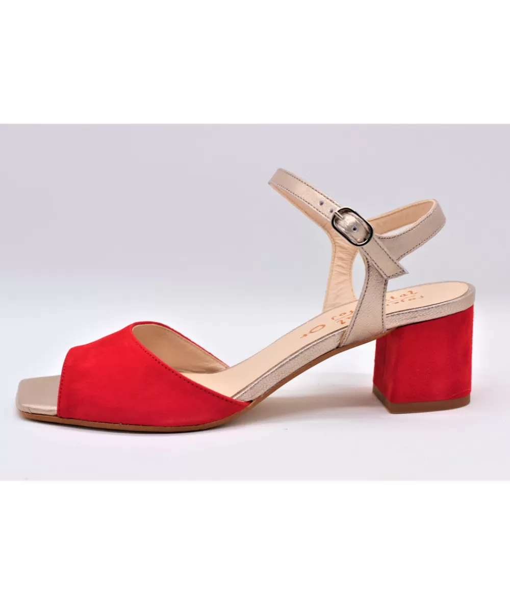 Women rosemetal Sandals And Sandals- Jambville J1782