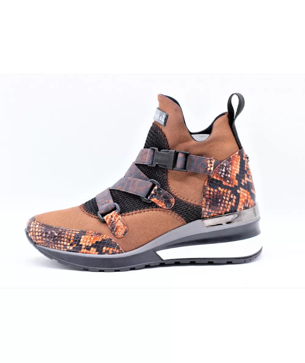 Women rosemetal Sneakers- Jazennes J1853