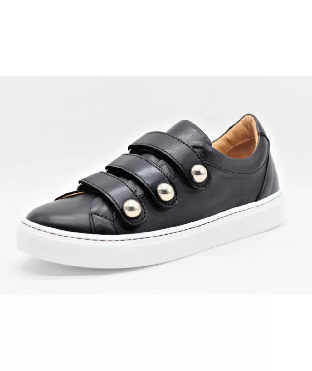Women xsa Sneakers- 9479 Black Nappa